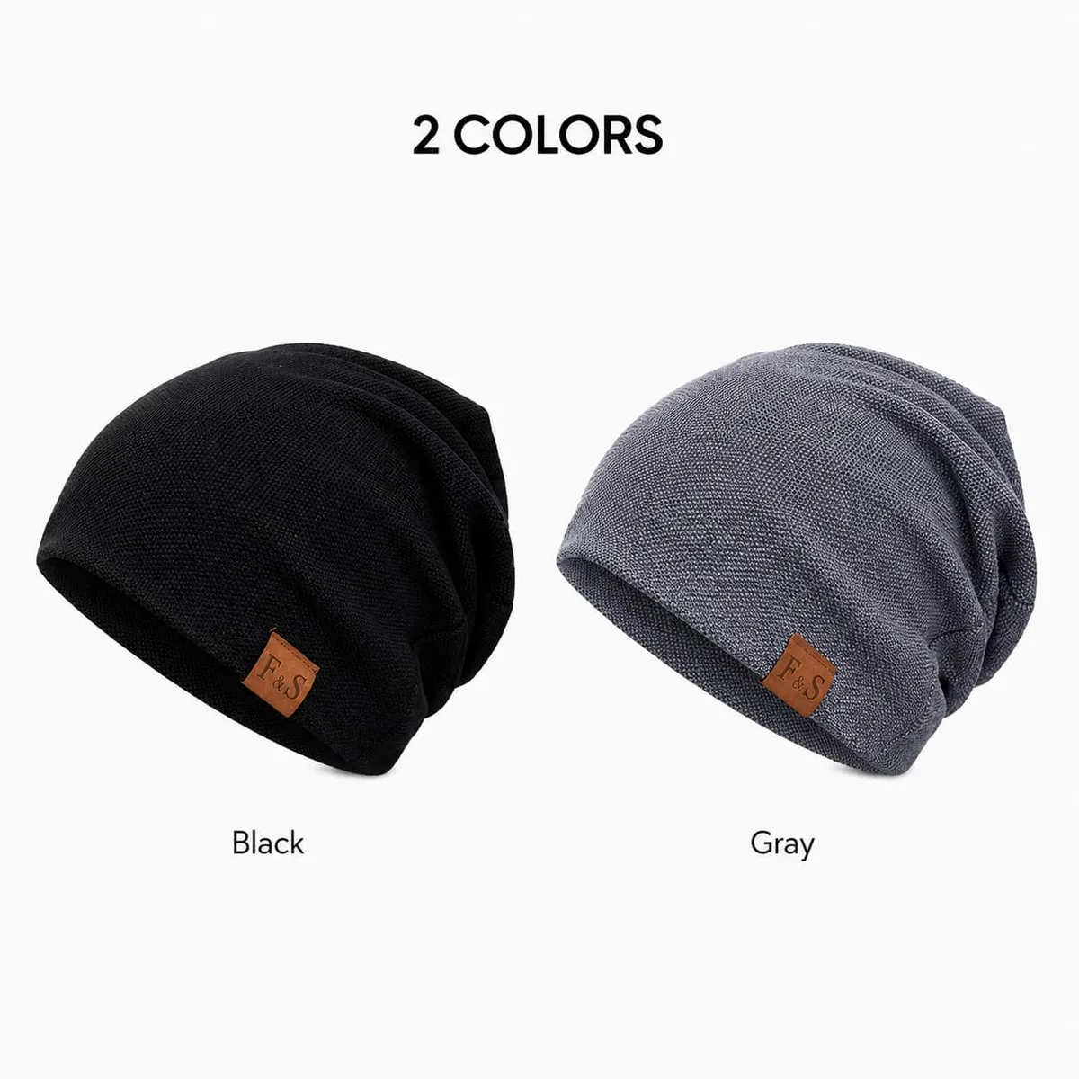 Fleece-Lined Slouchy Beanie